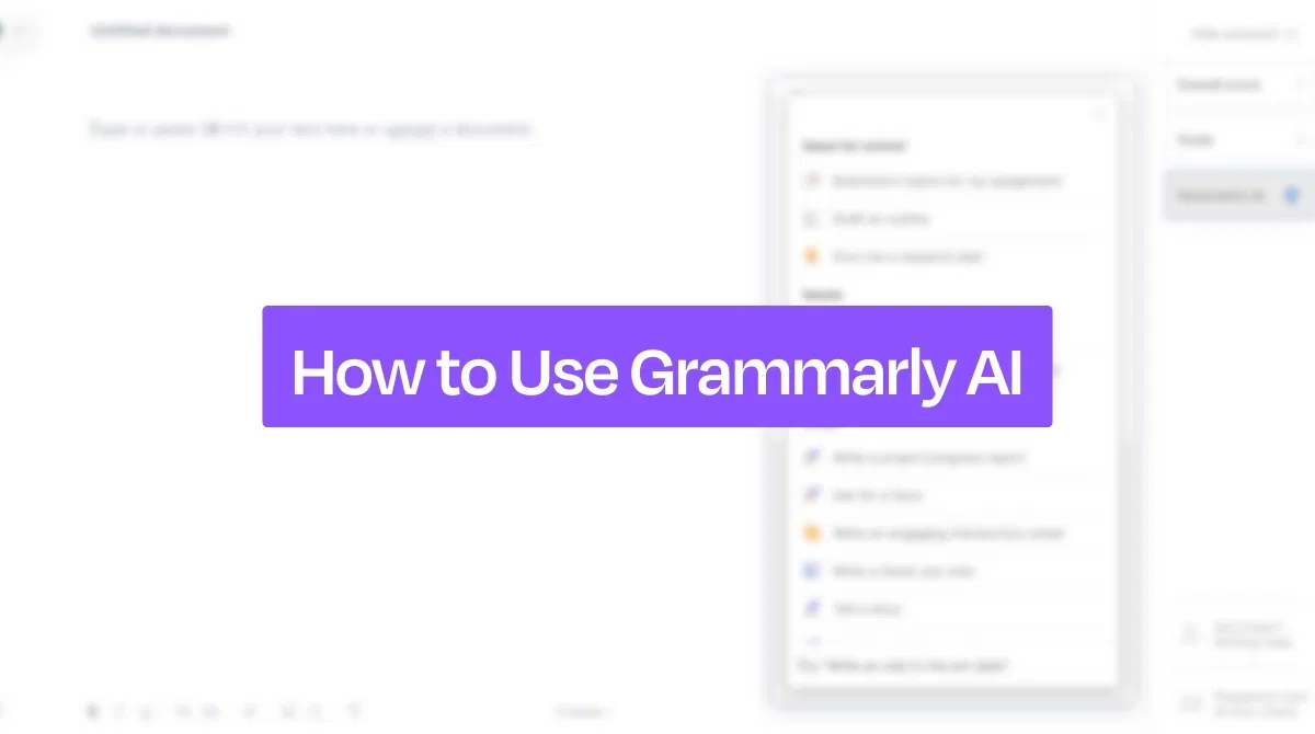 How to Use Grammarly AI: A Step-by-Step Guide