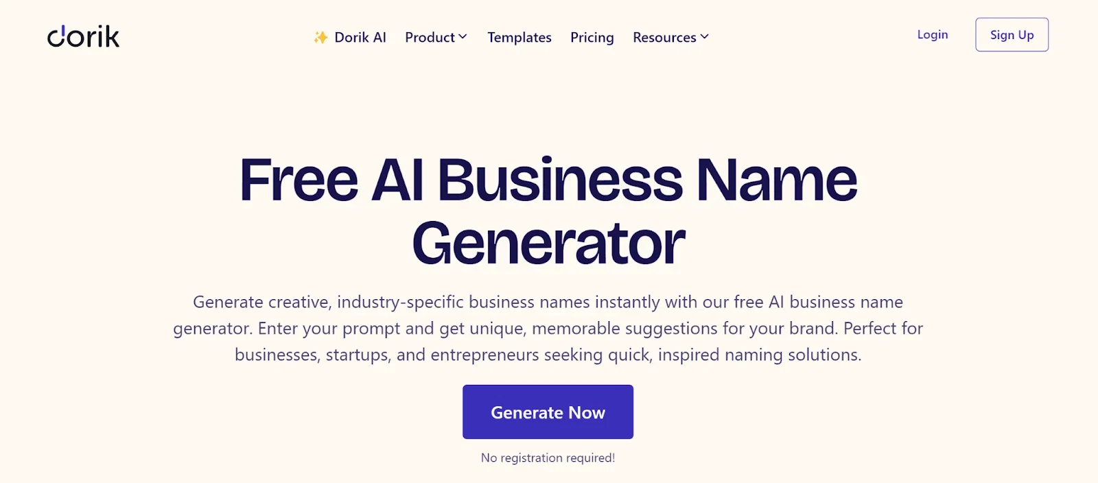 AI Business Name Generator