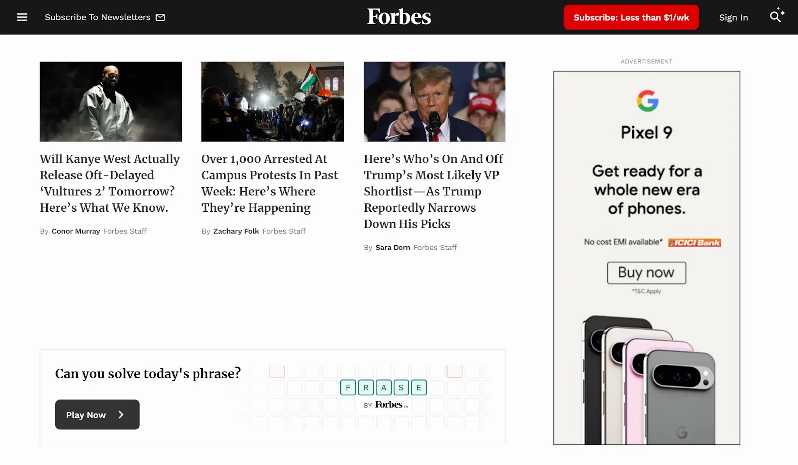 paid display ads
