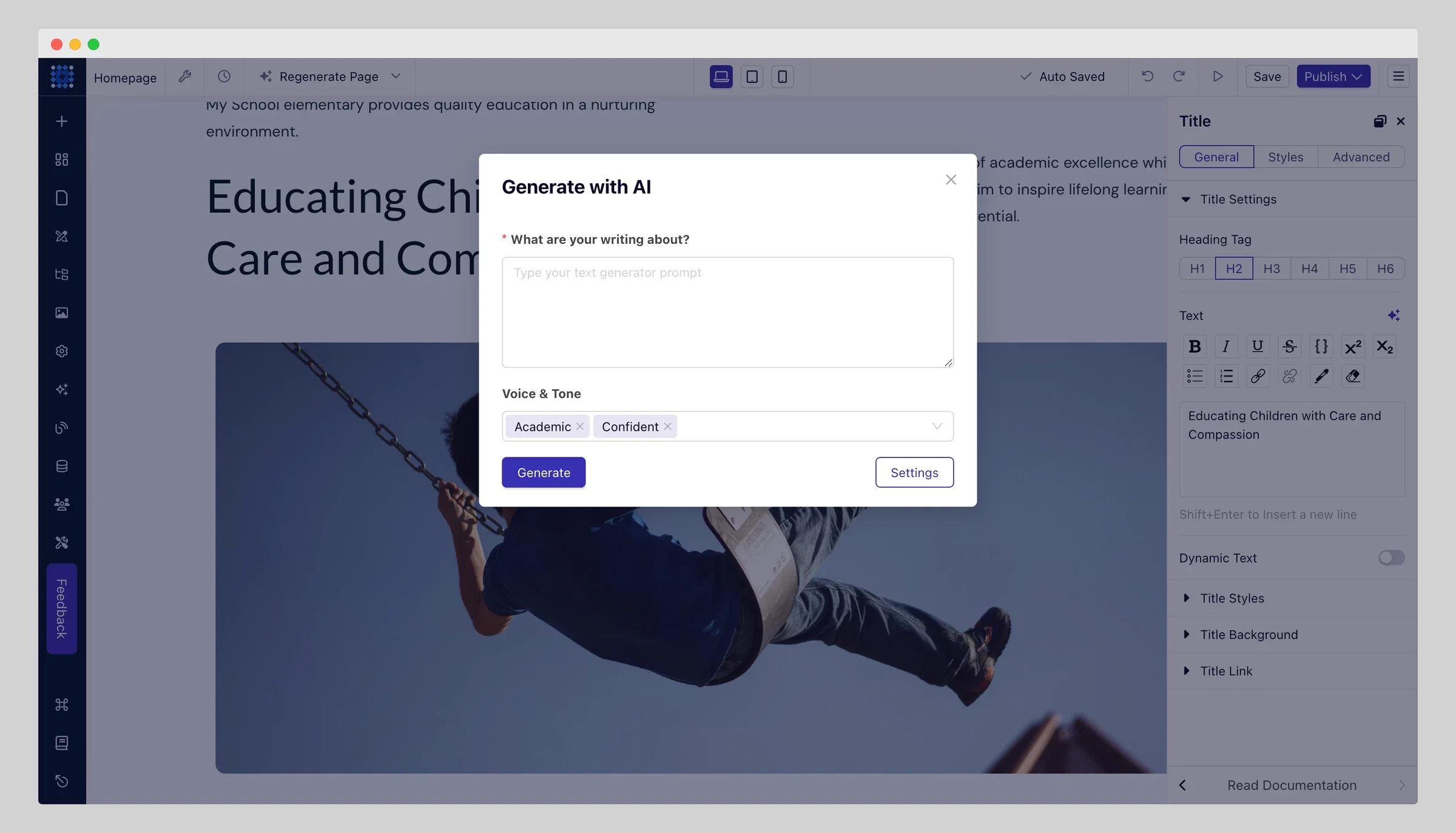 Dorik ai text generator
