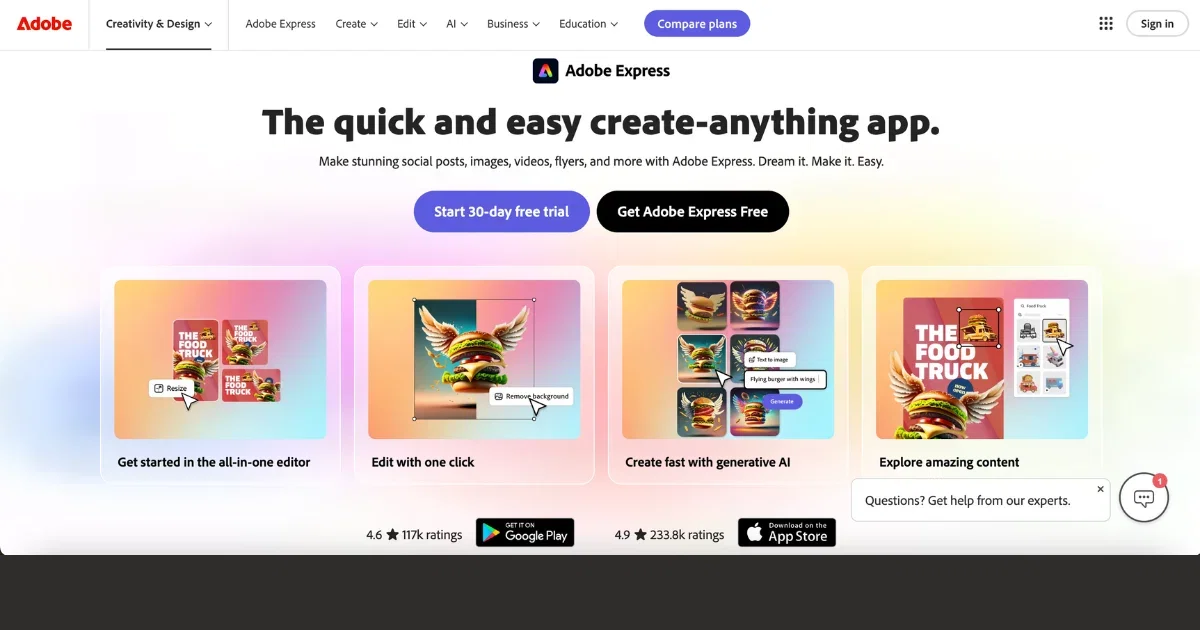 Adobe Express Thumbnail Maker