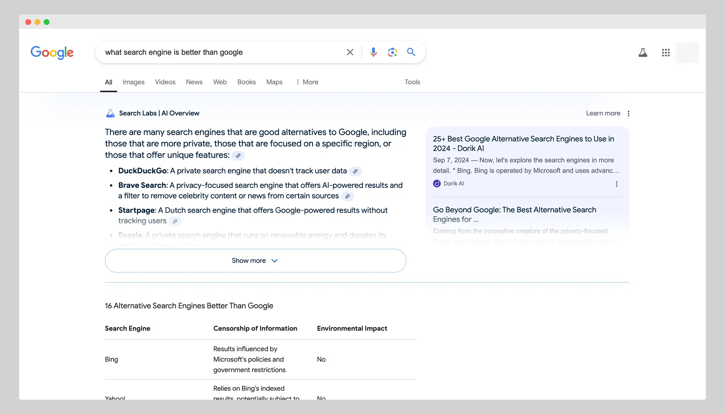 Using google