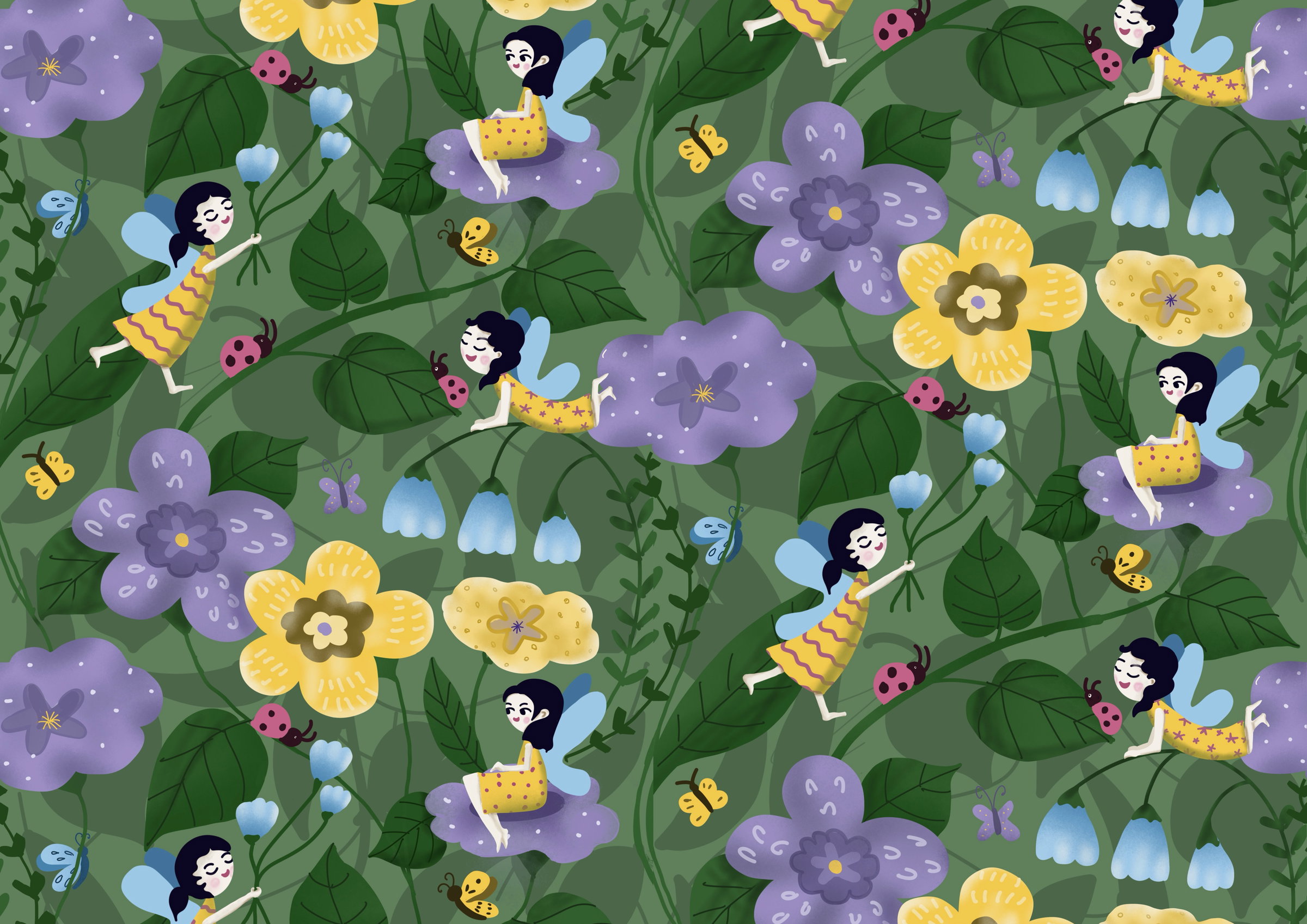 florals and fairies