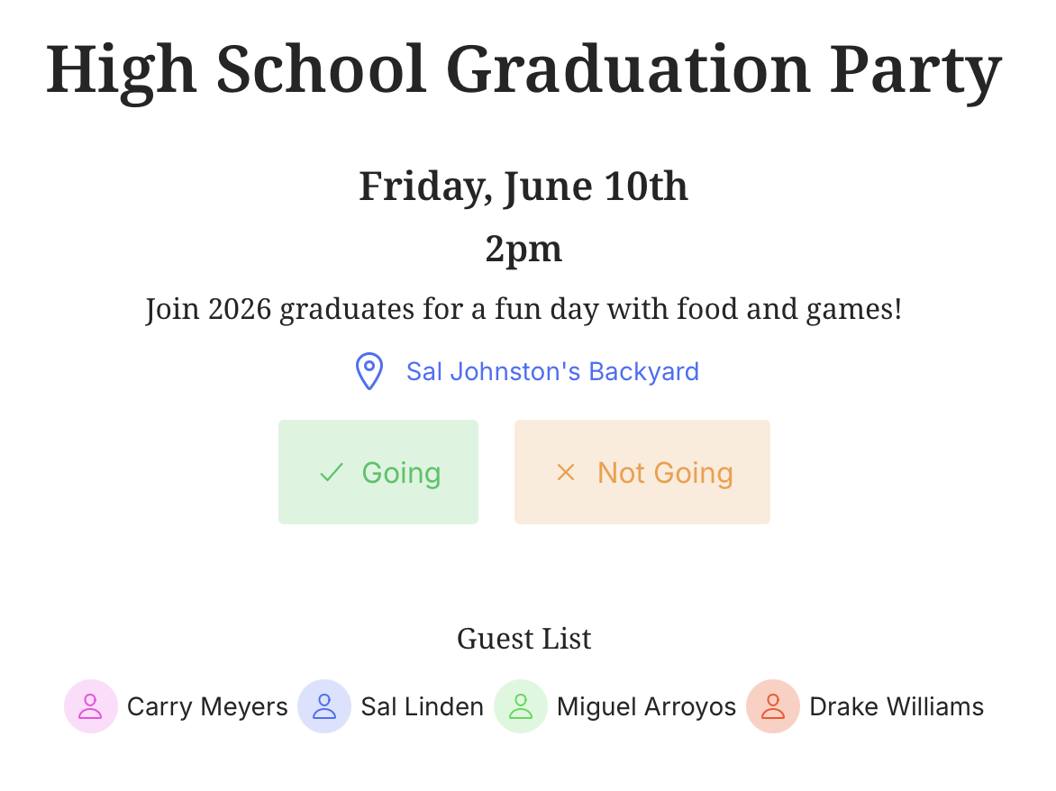 Invitations