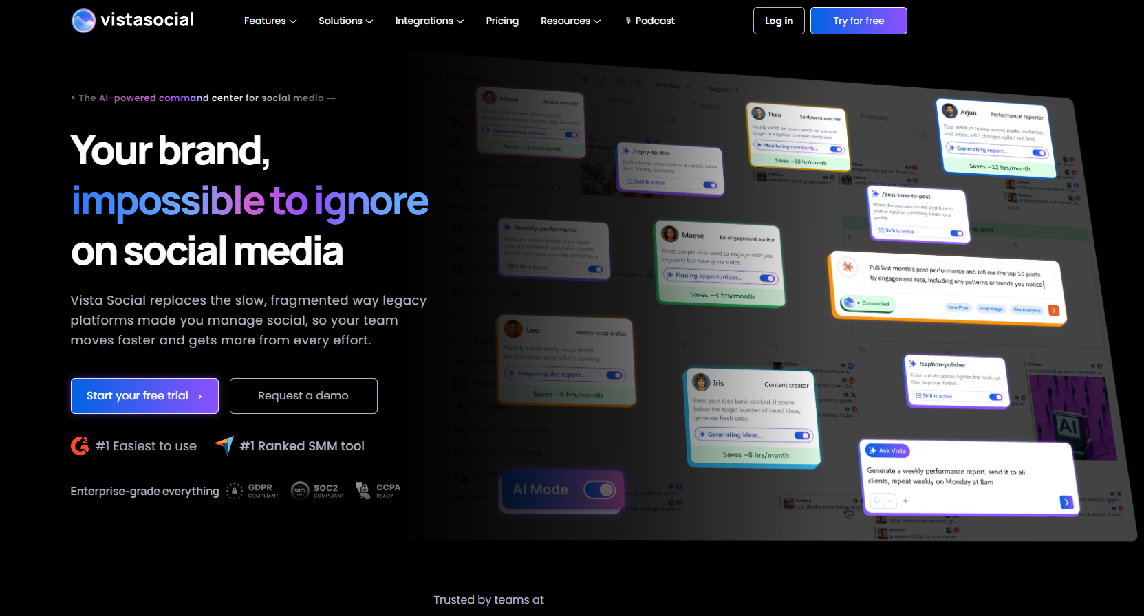 vista social homepage