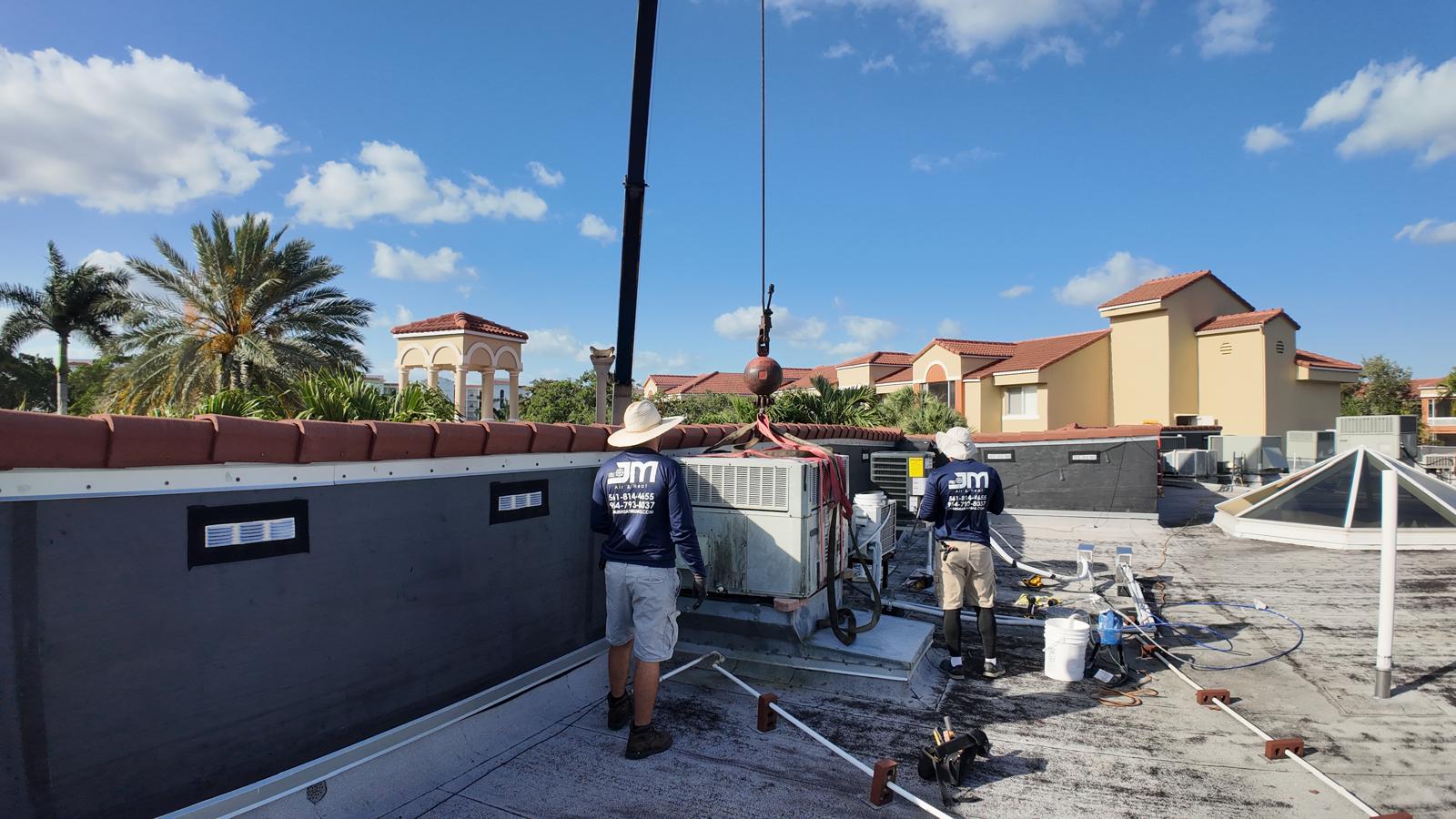 hvac service professional