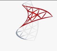 Logo de Microsoft SQL Server utilizado para indicar compatibilidad con este sistema de base de datos