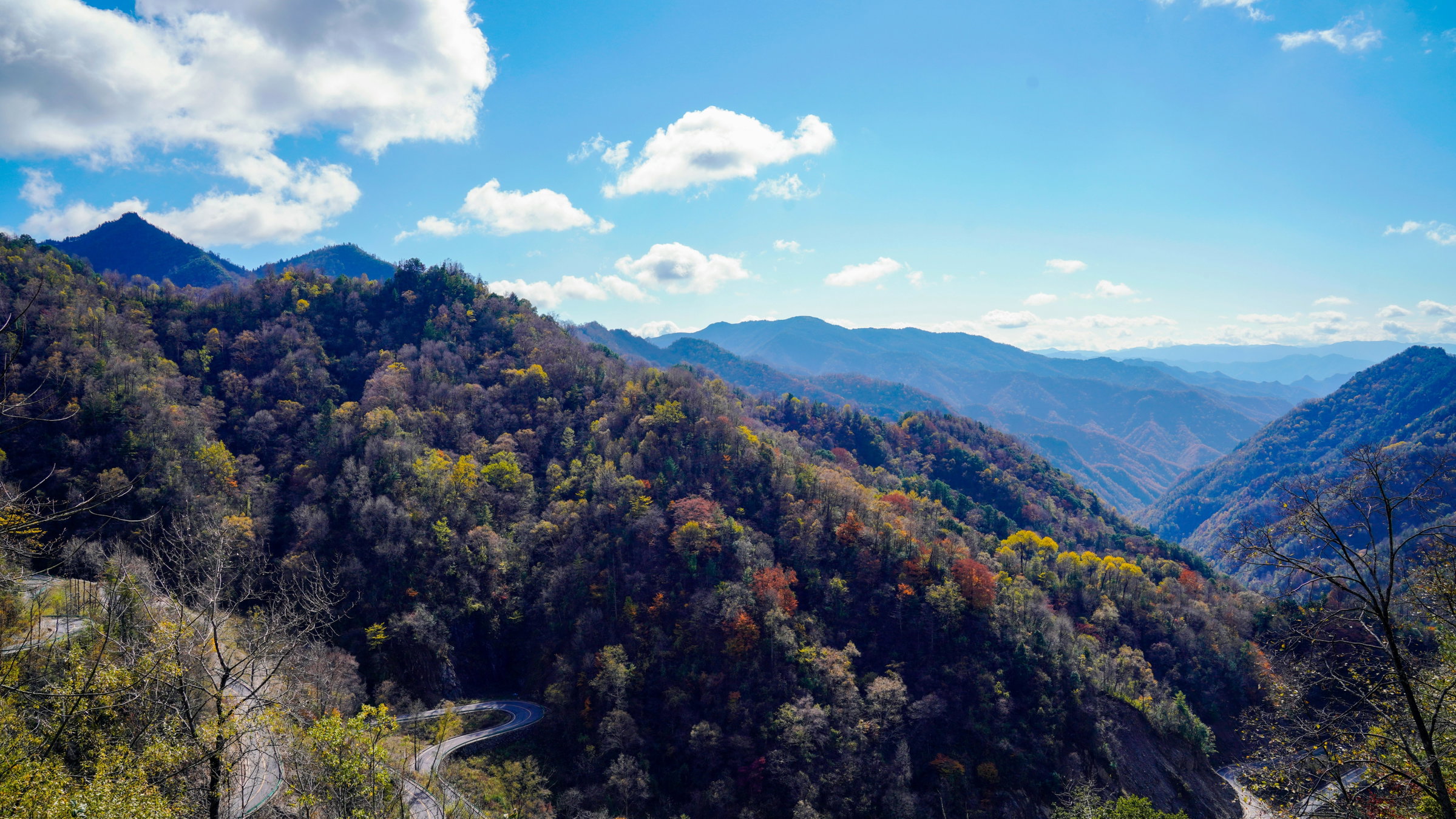 mountain views