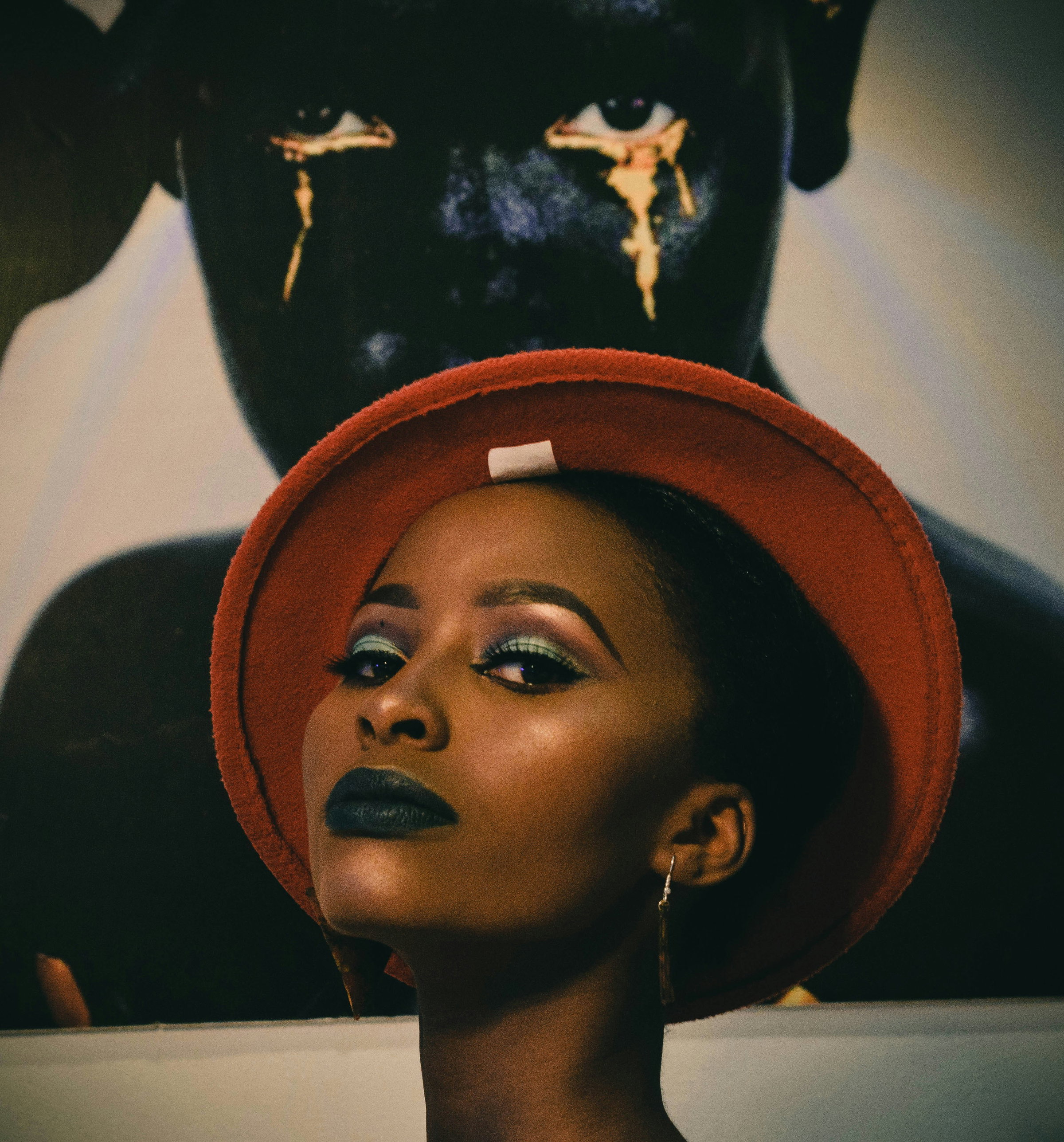 Fashion forward editorial shoot celebrating Nigerian heritage aesthetics