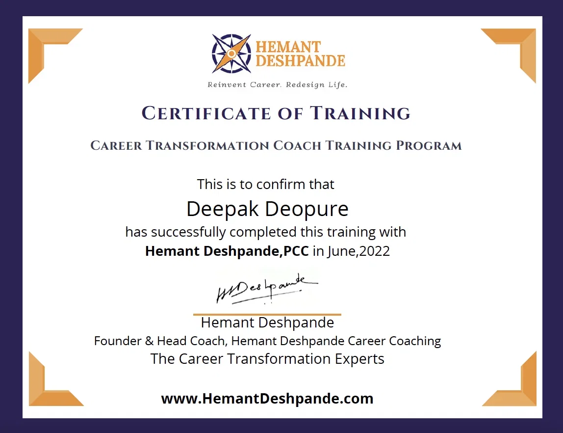 Certified Career Coach