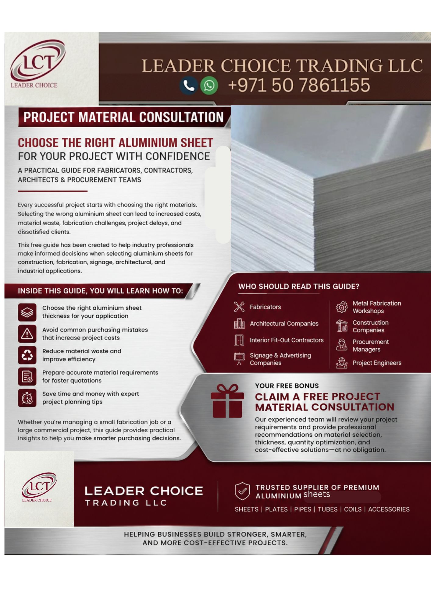 aluminium sheets